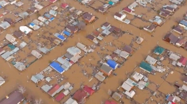 Rusia Banjir, Bendungan Sungai Ural Jebol, 6.995 Rumah Terendam hingga Ribuan Penduduk Dievakuasi