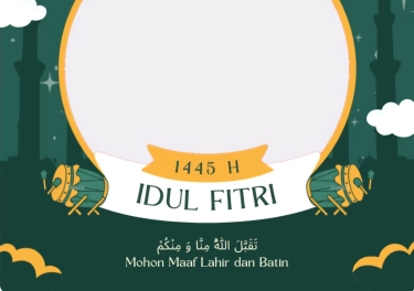 Khusyuk Bermaaf-maafan di Hari Raya Idul Fitri, Lengkapi Kemeriahannya dengan Link Twibbon Berikut Ini