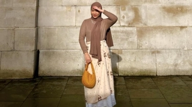 Buka Hijab, Anak Ridwan Kamil Pamer Rambut Pirang di Hari Lebaran