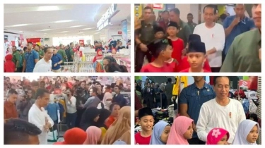 Malam Takbiran Ala Presiden Jokowi, Ajak Anak Panti Asuhan Ngemal Belanja Baju Lebaran di Atrium