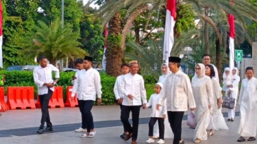 Sejumlah Menteri Jokowi Melaksanakan Salat Idulfitri di Masjid Istiqlal