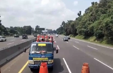 Jasa Marga Terapkan Contraflow di Tol Jakarta-Cikampek