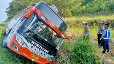 Penampakan Bus Rosalia Indah Kecelakaan Di Tol Semarang Tewaskan 7 Orang