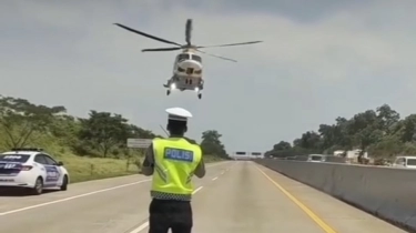 Heboh Helikopter Mendarat di Tol untuk Evakuasi Korban Kecelakaan Rosalia Indah, Padahal Buat Ini