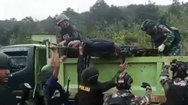 VIDEO TNI-Polri Buru Gerombolan OPM yang Bunuh Danramil Aradide Letda Oktovianus di Papua