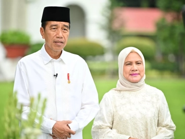 Seusai di Istana, Jokowi Lebaran di Medan