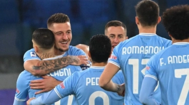 Hasil Liga Italia: Lazio Pesta Gol ke Gawang Salernitana, Gusur Napoli di Klasemen