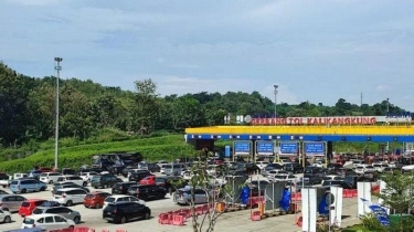 Korlantas Sore Ini Terapkan One Way Mulai Km 414 Gerbang Tol Kalikangkung Hingga Km 72