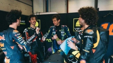 Persiapan Race di MotoGP AS, Marco Bezzecchi Dapat Coaching Langsung Valentino Rossi di Trek Tuscan