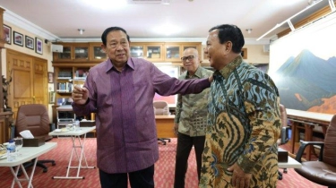 Terima Kedatangan Prabowo di Cikeas, SBY: Sekarang Dia Komandan Saya