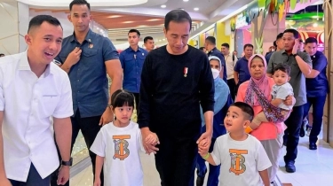 Jalan-jalan ke Mal Bareng Presiden Jokowi, Outfit Kahiyang Ayu dan Anak-anaknya Berkali Lipat dari UMR Medan