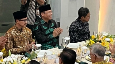 Plt Ketua Umum PPP Mardiono Hadiri Halal Bihalal Golkar, Sinyal Gabung Kabinet Prabowo-Gibran?