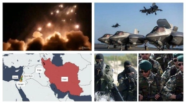 Populer Internasional: 360 Rudal Ditembakkan Iran ke Israel - AS dan Inggris Kerahkan Jet Tempur