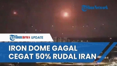 VIDEO Bukti Iron Dome Israel Tak Kuat Cegat Semua Serangan Iran