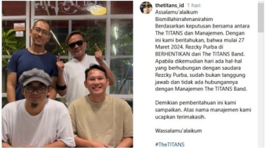 Rezcky Purba Resmi Dikeluarkan dari Grup Band The Titans