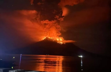 Gunung Ruang di Sulawesi Utara Meletus, Tanggap Darurat Berlaku Hingga 29 April 2024