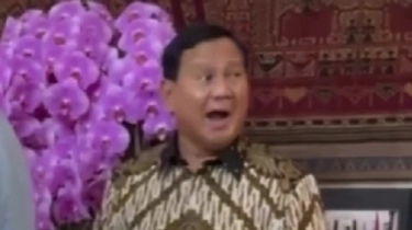 Mulut Nganga Prabowo Subianto dengar Celetukan Bocil soal Presiden