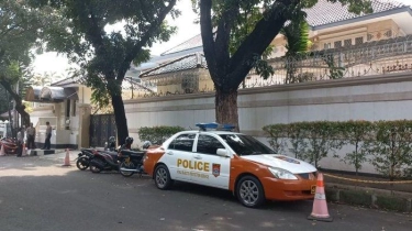 Kedubes Iran di Jakarta Dijaga Polisi Berseragam Pasca-Serangan ke Israel