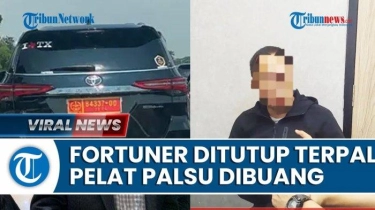 Video Sopir Fortuner Buang Pelat Dinas TNI setelah Viral, Ngaku Diperintah Kakaknya