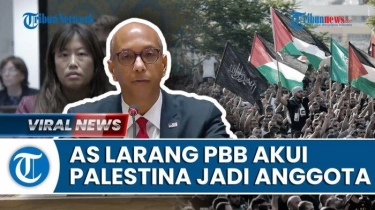 VIDEO AS Veto Keanggotaan Palestina di PBB, Suara Utusan Palestina Bergetar Tahan Tangis