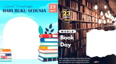25 Link Twibbon Hari Buku Sedunia 2024, Beserta Cara Membuatnya