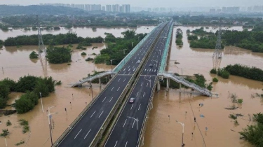 Banjir Besar Melanda China, Puluhan Ribu Orang Dievakuasi, Telan 3 Korban Jiwa