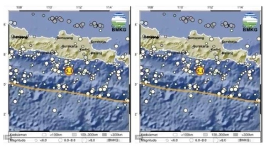 Gempa M 5,1 Guncang Pacitan Jawa Timur, BMKG: Tidak Berpotensi Tsunami