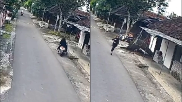 Viral 3 Anak SD 'Cenglu' Tabrak Rumah, Malah Kabur Tinggalkan Motor