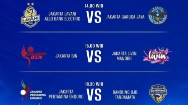 Jadwal Proliga 2024 Live MOJI TV Kamis, 25 April: Gia Milana Rasakan Atmosfer Final di Laga Debut