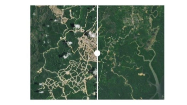 NASA Rilis Hasil Citra Satelit Pembangunan Ibu Kota Baru Indonesia di Kalimantan