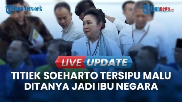 VIDEO Momen Titiek Soeharto Tersipu Malu Saat Ditanya Siap Dampingi Prabowo Jadi Ibu Negara