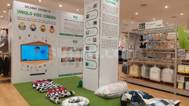 Belanja Bisa Sambil Titip Anak, Uniqlo Hive Harapan Indah Jadi yang Pertama Sediakan Bioskop Anak!