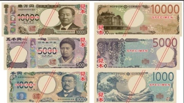 Jepang Terbitkan Uang Baru Nominal 1000, 5000 dan 10000 Yen, Mulai Digunakan Juli 2024