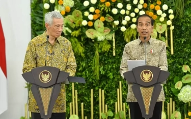 Jokowi Tawarkan Perdana Menteri Singapura Investasi Ekonomi Hijau di IKN
