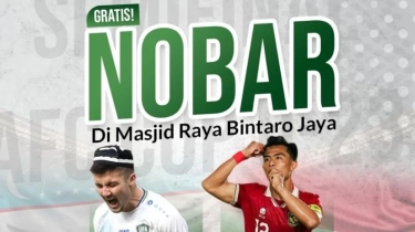 4 Lokasi Nobar Timnas Indonesia vs Uzbekistan di Bintaro, dari Kantor Polisi, Kafe Hingga Masjid Raya