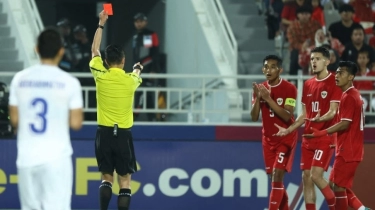 Hasil Piala Asia U-23: Rizky Ridho Kartu Merah, Timnas Indonesia Disingkirkan Uzbekistan di Semifinal