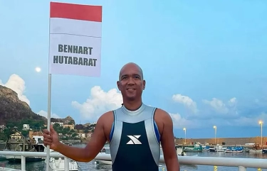 Benhart Hutabarat, Orang Indonesia Pertama Selesaikan Lomba Renang Perairan Terbuka UltraOceanman