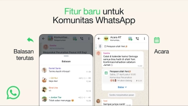 WhatsApp Kembali Hadirkan Update Baru untuk Pengguna, Kini Ada Fitur Acara dan Balasan di Grup Pengumuman