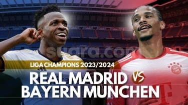 Link Live Streaming Real Madrid vs Bayern Munich, Super Big Match Semifinal Liga Champions