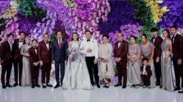Jokowi dan Iriana Hadir di Pernikahan Rizky Febian, Publik Singgung Kado yang Dibawa