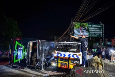 Olah TKP Lokasi Kecelakaan Bus di Subang, Kakorlantas: Tidak Ditemukan Jejak Rem