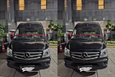 Penampakan Mobil Mercedes Benz Milik Syahrul Yasin Limpo yang Disita KPK