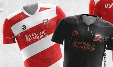 Warung Madura Makin Berkibar, kini Sponsori Jersey Baru Madura United untuk Debut Lawan Borneo FC di Championship Series