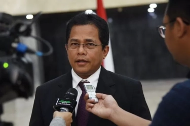 Sekjen DPR Indra Iskandar Mengelak soal Pertanyaan Aliran Dana ke Legislator