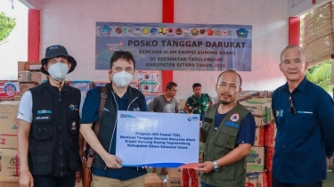 Bantuan Tanggap Bencana, BRI Peduli Bantu Korban Terdampak Erupsi Gunung Ruang