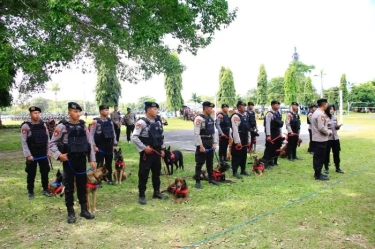 Amankan World Water Forum Ke-10 di Bali, Polri Kerahkan Pasukan Anjing Pelacak