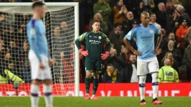 Ederson Dipastikan Cuma Jadi Penonton Saat Man City Hadapi Manchester United di Final Piala FA