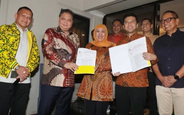 Golkar Resmi Usung Khofifah-Emil di Pilkada Jatim, Lanjutkan!