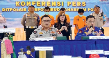 Polri-KKP Tangkap Penyelundup 91 Ribu Benih Lobster