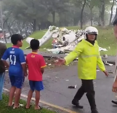 3 Orang Jadi Korban Pesawat Jatuh di BSD, Kemenhub: Ada Penerbang, Engineer dan Penumpang